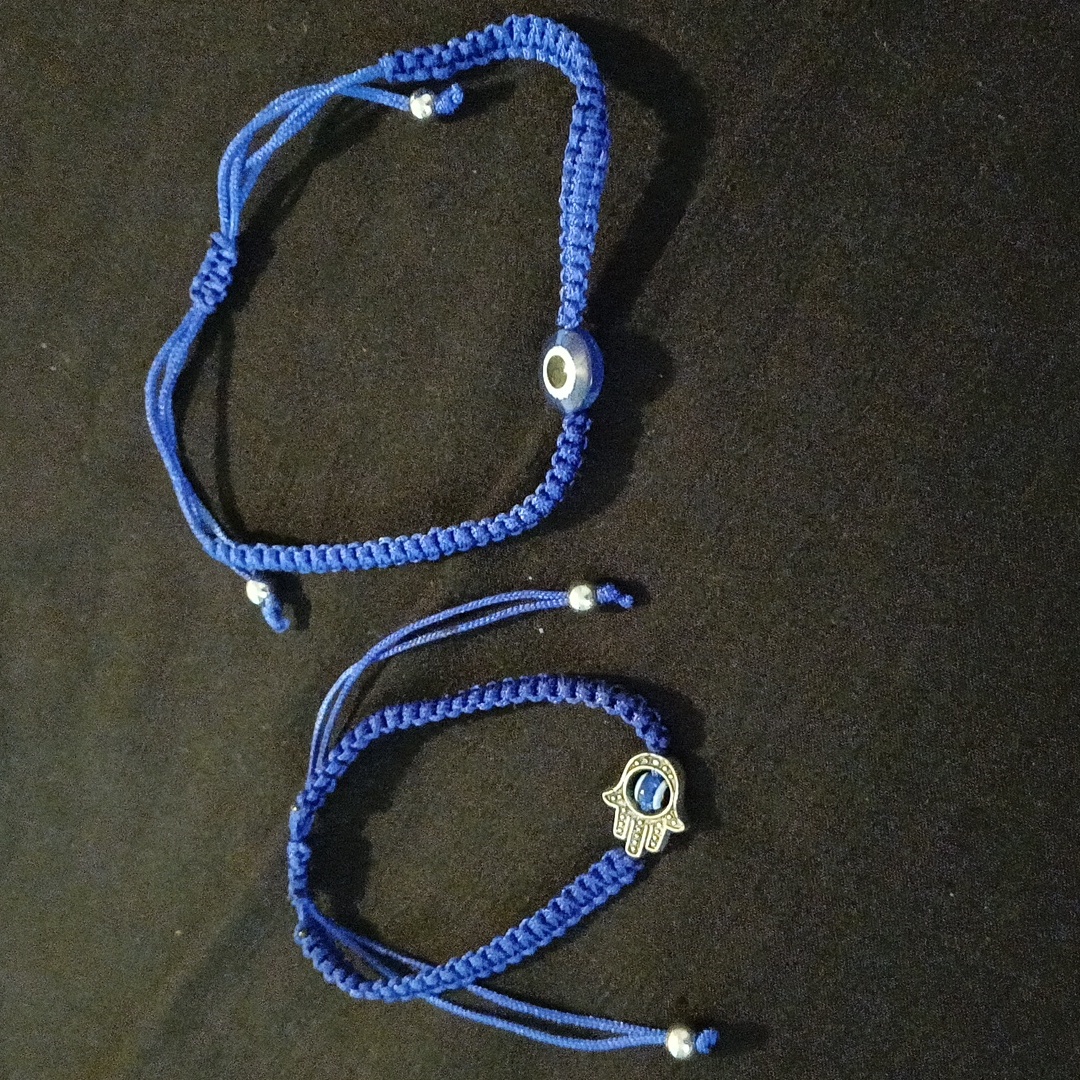 Evil Eye/Hamsa Hand String Bracelets